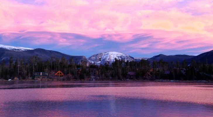 Columbine Lake at Sunset